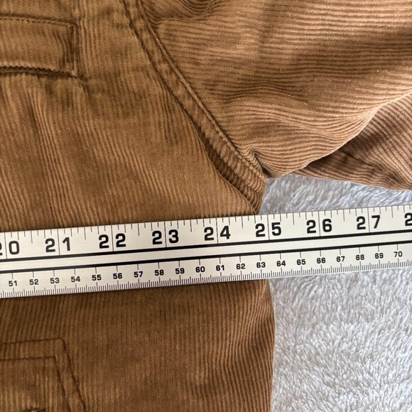 Aeropostale Men's 90s Tan Corduroy Sherpa Lined Jacket Y2K Size Large EUC - Picture 8 of 11